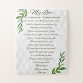 Briefe an meinen Ehemann Puzzle (Vertikal)