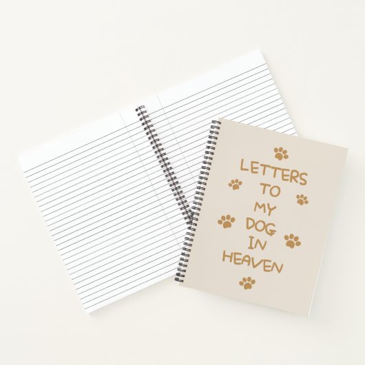 Briefe an meinen Hund im HimmelsNotebook Notizblock (Innenseite)