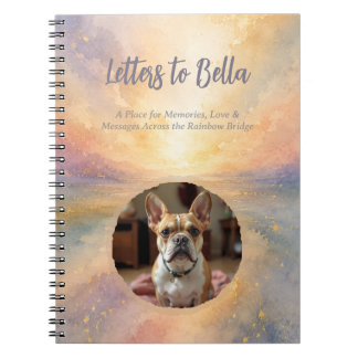 Briefe an meinen Hund Journal | Rainbow Bridge Tra Notizblock