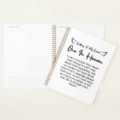 Briefe an meinen Liebsten im Himmel Planer (Anzeige)