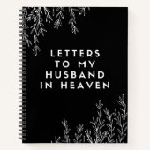 Briefe an meinen Mann im Himmel-Notebook Notizblock (Vorderseite)