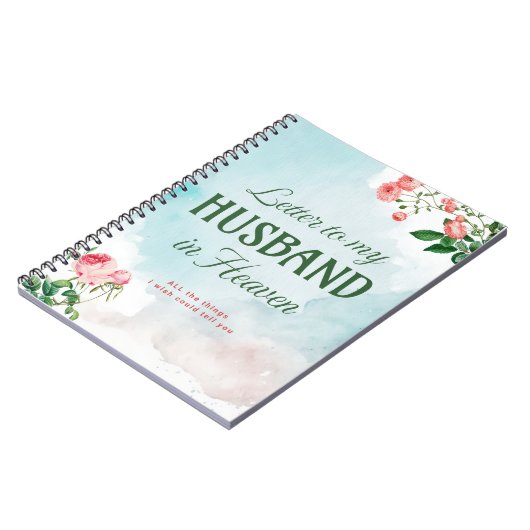 Briefe an meinen Mann im Himmel Notizblock (Linke Seite)