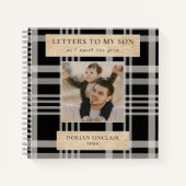 Briefe an meinen Sohn Buffalo Karierte Imitate Hol Notizblock (Vorderseite)