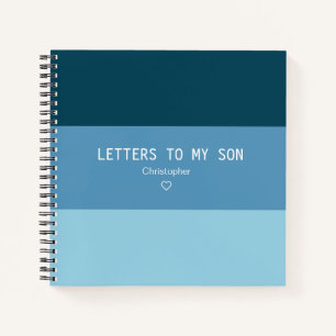 Briefe an meinen Sohn Erinnerungsjournal Notizblock