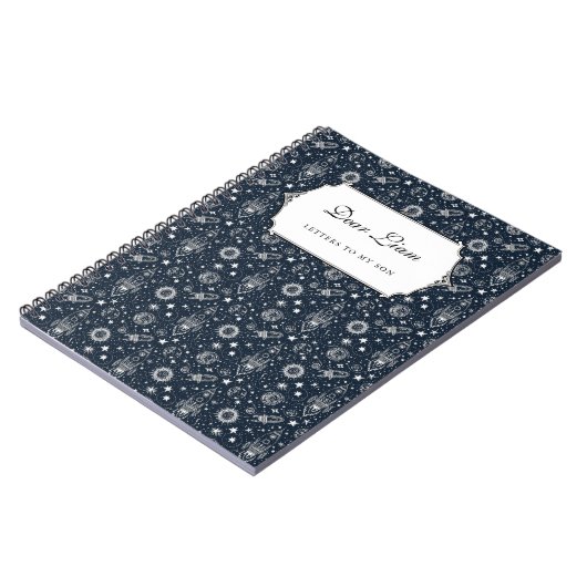 Briefe an meinen Sohn Kind Individuelle Name Liebe Notizblock (Linke Seite)