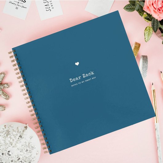 Briefe an meinen Sohn | Memory Blue behalten Notizblock