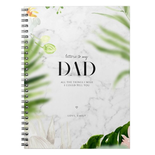 Briefe an meinen Vater im Himmel | Memorial Journa Notizblock (Vorderseite)