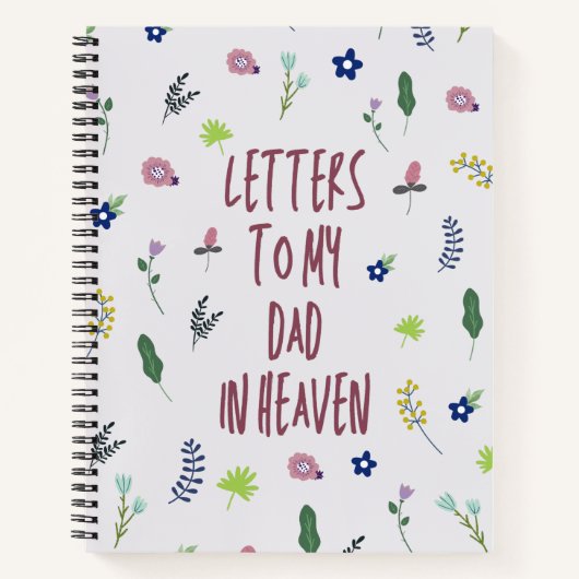 Briefe an meinen Vater im HimmelsNotebook Notizblock (Vorderseite)