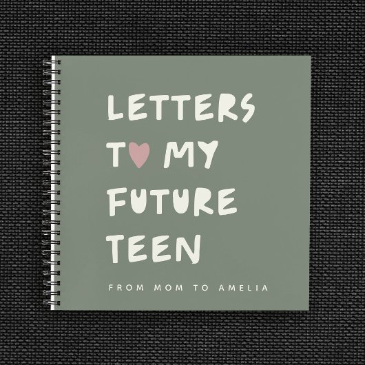 Briefe an meinen zukünftigen Teen - Personalisiert Notizblock