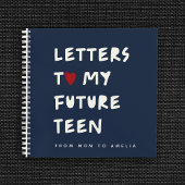 Briefe an meinen zukünftigen Teen - Personalisiert Notizblock