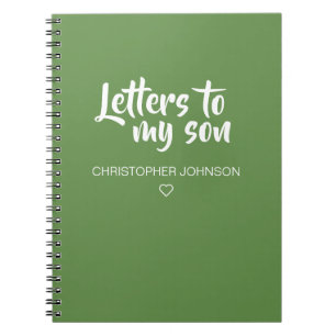 Briefe an My Son Journal Notizblock