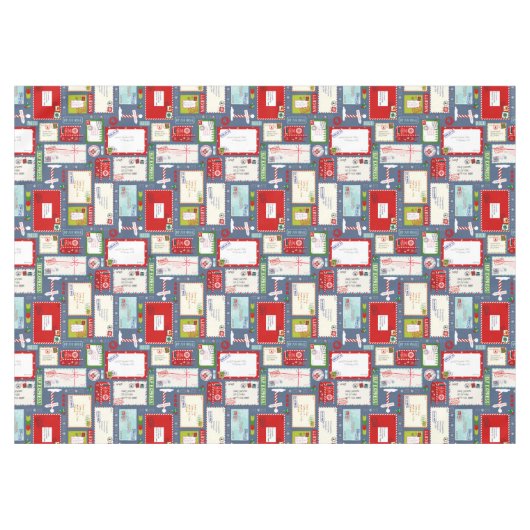Briefe an Weihnachten Tischdecke (Vorderseite (Horizontal))