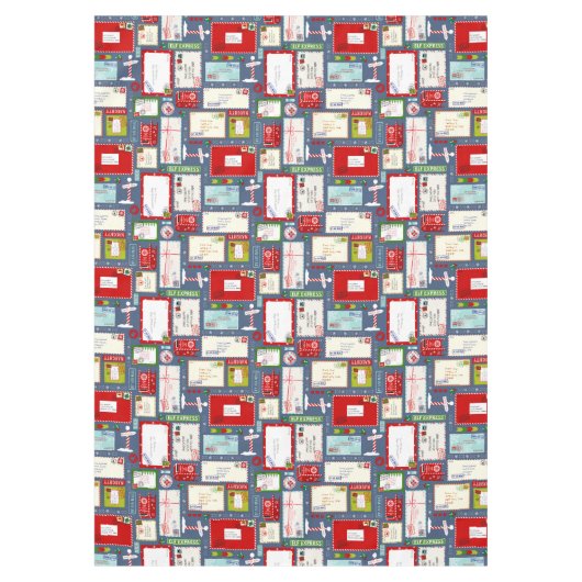 Briefe an Weihnachten Tischdecke (Vorderseite)