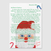 Briefe aus dem Santa Personalisiert Magnetkarte (Vorderseite)