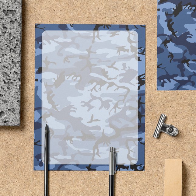 Briefe der Militärarmee der Marine Blue Camouflage (Von Creator hochgeladen)