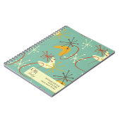 Briefe für Baby Notebook Mitte des Jahrhunderts Mo Notizblock (Linke Seite)