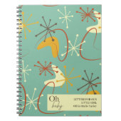 Briefe für Baby Notebook Mitte des Jahrhunderts Mo Notizblock (Vorderseite)