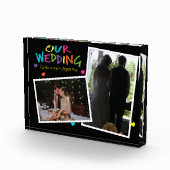 Briefe mit Herz-Hochzeitssache 2 Foto Block (Rechts)