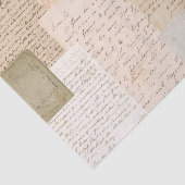 Briefe und Postkarten Seidenpapier (Ausschnitt)