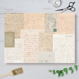 Briefe und Postkarten Seidenpapier