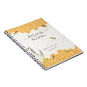 Briefe von Honigbienen an mein Babybuch Notizblock (Rechte Seite)