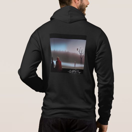 Briefe von Marque - Reißende Hoodie Men (Rückseite)