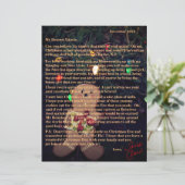 Briefe von Santa Gingerbread Man (Stehend Vorderseite)