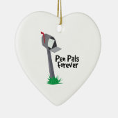 Brieffreunde für immer keramik ornament (Rechts)