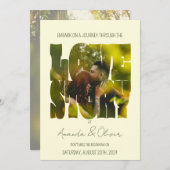 Briefing Liebe Story Foto Hochzeit Einladung (Vorne/Hinten)