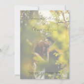 Briefing Liebe Story Foto Hochzeit Save The Date (Rückseite)