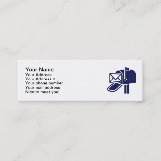 Briefkasten Mini Visitenkarte