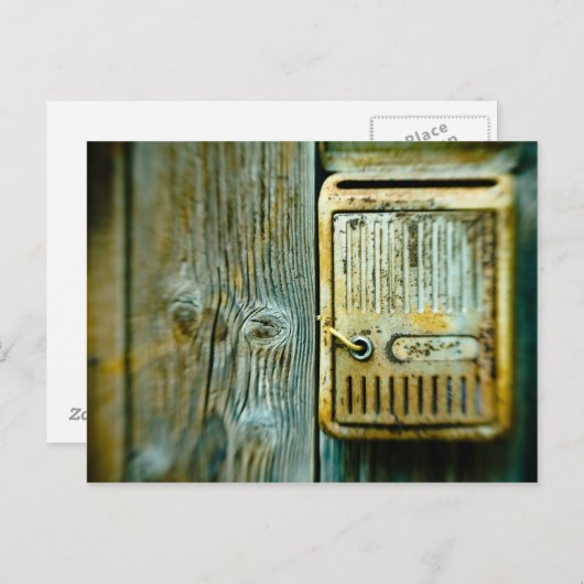 Briefkasten Postkarte (Vorne/Hinten)