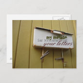 Briefkasten-Postkarte Postkarte (Vorne/Hinten)