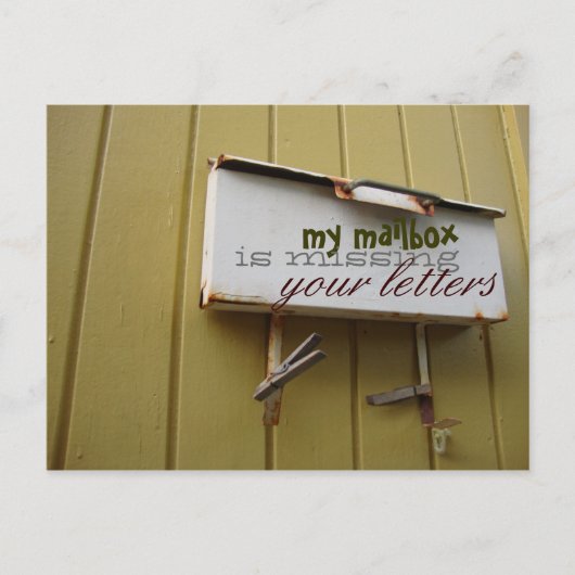 Briefkasten-Postkarte Postkarte (Vorderseite)