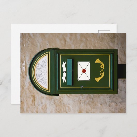 Briefkasten, Tallinn, Estland Postkarte (Vorne/Hinten)