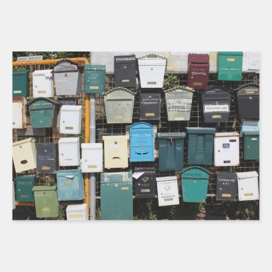 Briefkasten-Wrapper Geschenkpapier Set (Vorderseite 3)