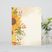 Briefkopf, Blumenpapier (Stehend Vorderseite)