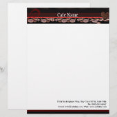 Briefkopf für Café, Coffee Bar oder Kaffeeshop (Vorne/Hinten)