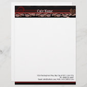 Briefkopf für Café, Kaffee-Bar oder (Vorne/Hinten)