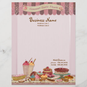 Briefkopf für Konditorei Boutique Cakes & Patisser