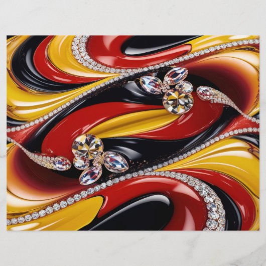 Briefkopf mit belgischem Farbdesign (Vorderseite)