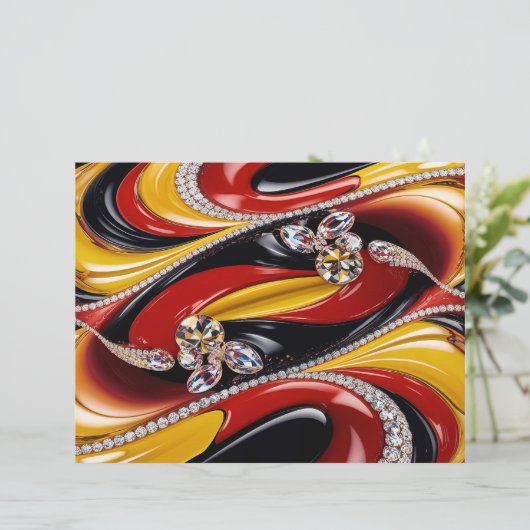 Briefkopf mit belgischem Farbdesign (Stehend Vorderseite)