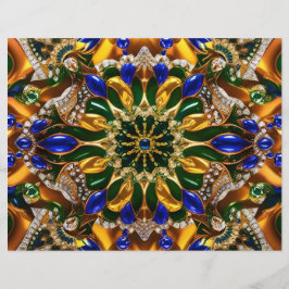 Briefkopf mit brasilianischem Farbdesign