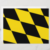 Briefkopf mit der Flagge Münchens, Deutschland (Vorne/Hinten)