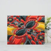 Briefkopf mit deutschem Farbdesign (Stehend Vorderseite)