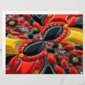 Briefkopf mit deutschem Farbdesign (Vorne/Hinten)