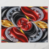 Briefkopf mit deutschem Farbdesign (Vorderseite)