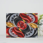 Briefkopf mit deutschem Farbdesign (Stehend Vorderseite)