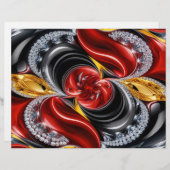 Briefkopf mit deutschem Farbdesign (Vorne/Hinten)