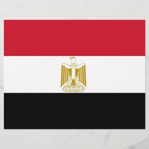 Briefkopf mit Flagge Ägyptens